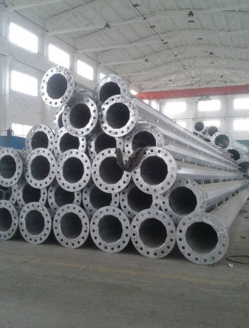 Hot DIP Galvanized Transmission Steel Poles