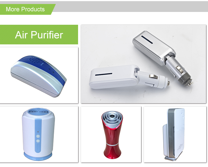 Ionizer HEPA Air Purifier Filter for Car and Home