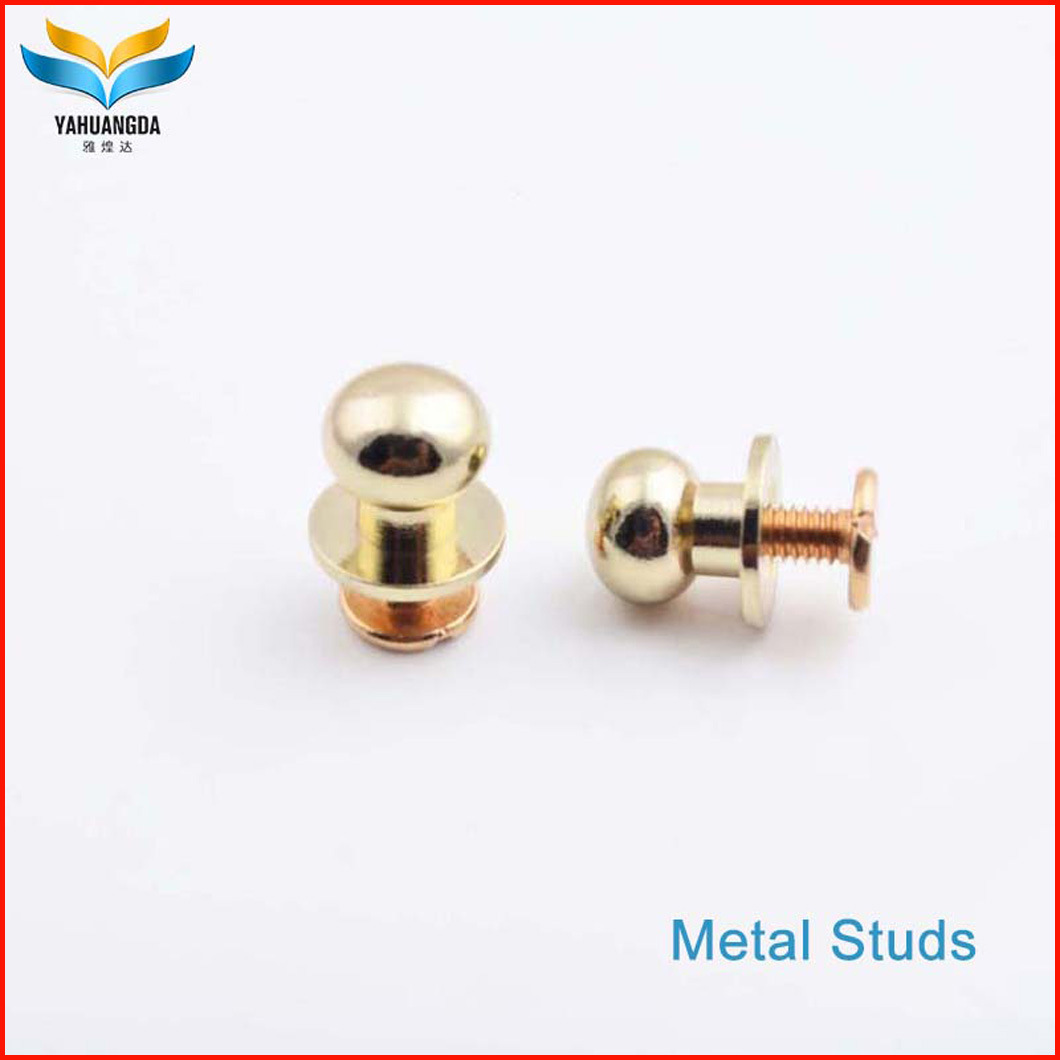 Metal Solid Brass Rivets Copper Round Head Stud Button