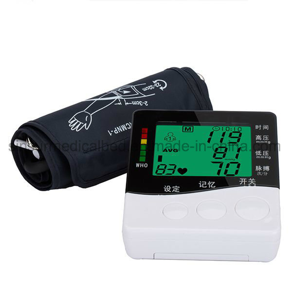 LCD Color Display Electronic Hospital/Home Arm Type Blood Pressure Monitor