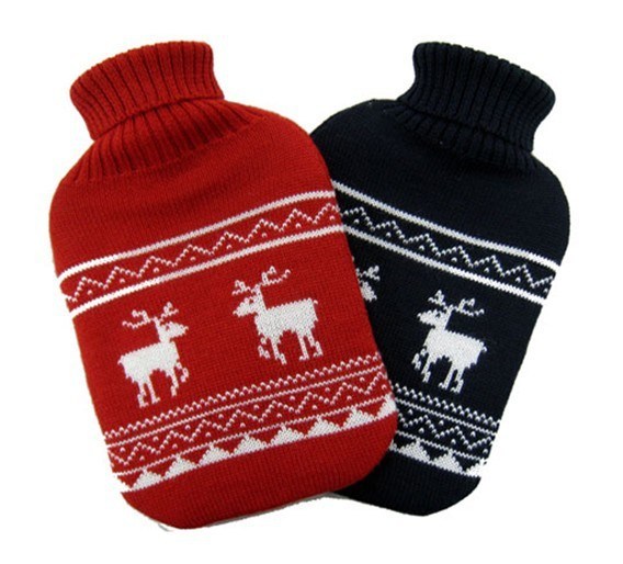 Animals Fashion Knitted Hot Water Bag Cover