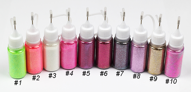 Nail Art, Nail Accessories, Nail Glitter, Fairy Glitter Powder in Bottle