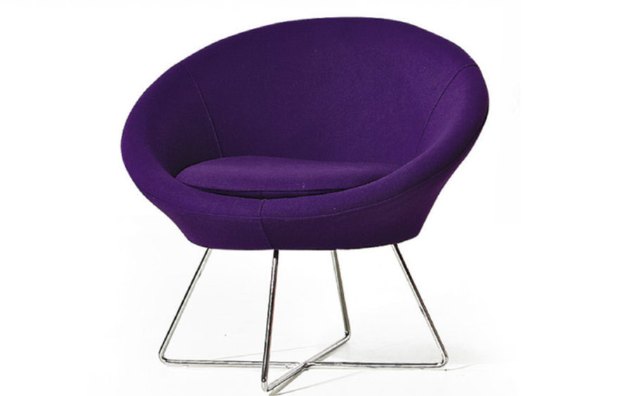 Leisure Office Furniture Round Shape Fabric Chair