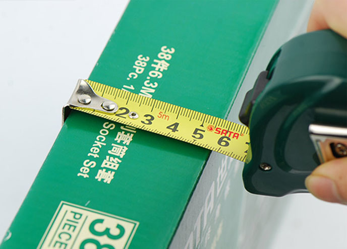 Hight Quality Case Measuring Tape with Rubber Coated and Nylon Coated Tape