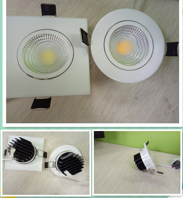 9W Square LED COB Ceiling Light Downlight