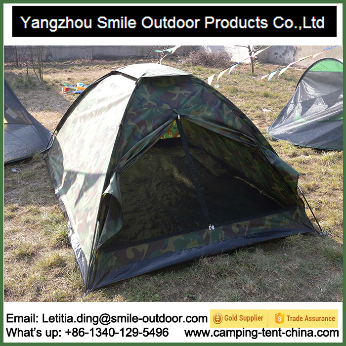 1-2 Person Cheap Camping Trip Camouflage Tent