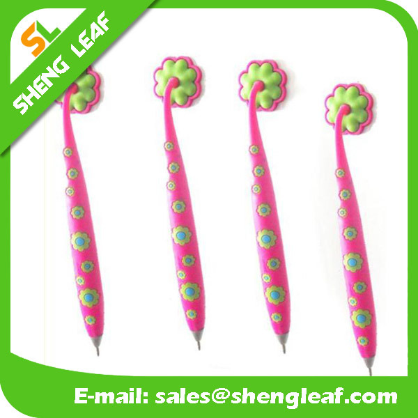 Attractive Promotion Magnetic PVC Soft Rubber Promotional Color Pen