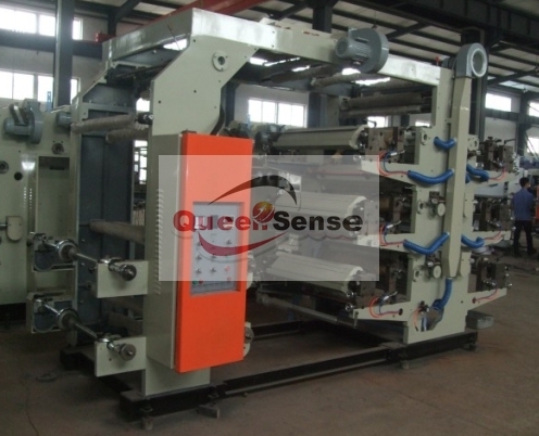 Six Colour Flexographic Stack Printing Machine