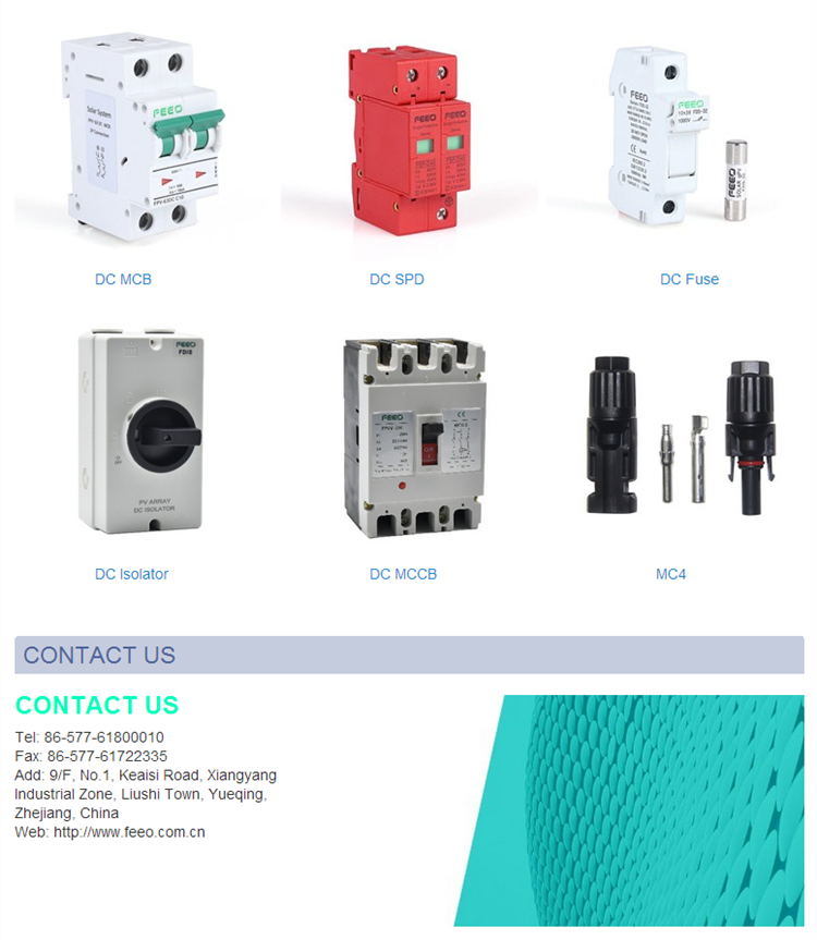 Mini Mc4 Solar Connector for Solar Mounting System