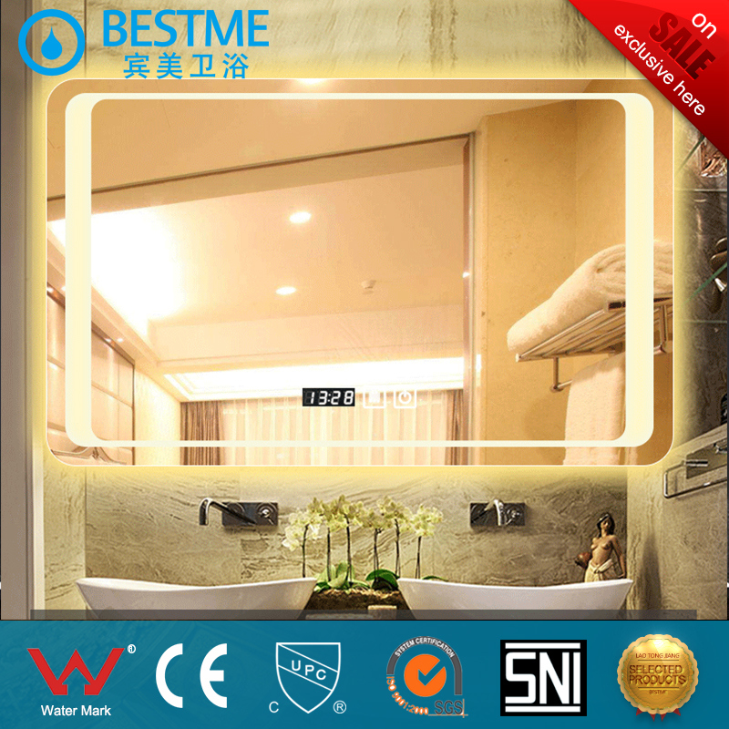 5mm HD Silver Mirror LED Bathroom Mirror with Ce Approved Bg-003