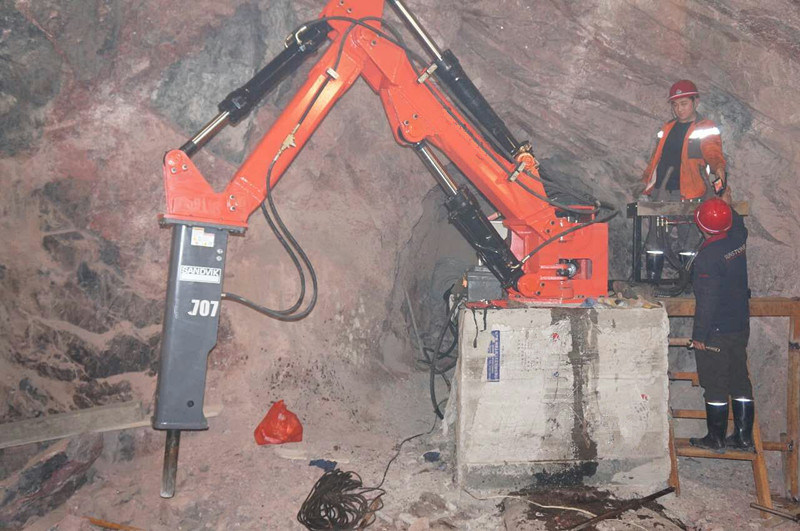 Mining Machinery Equipment Fixed Type Hydraulic Working Boom