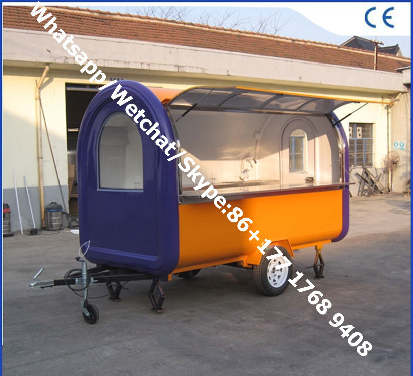 Wholesale Price Food Trucks Mobile Food Trailer Food Trailer Crepe Mobile Solar Trailer