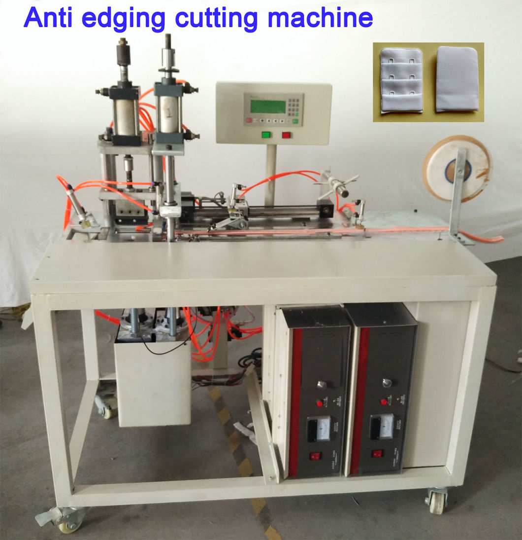 Automatic Edge Covered/Anti Edging Hook and Eye Tape Cutting Machine