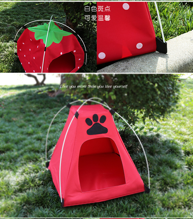 Cartoon Pet Tent Outside Cat Dog Mini House