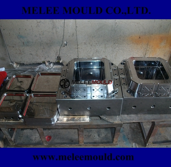 Paint Bucket with Lid Plastic Injection Mould