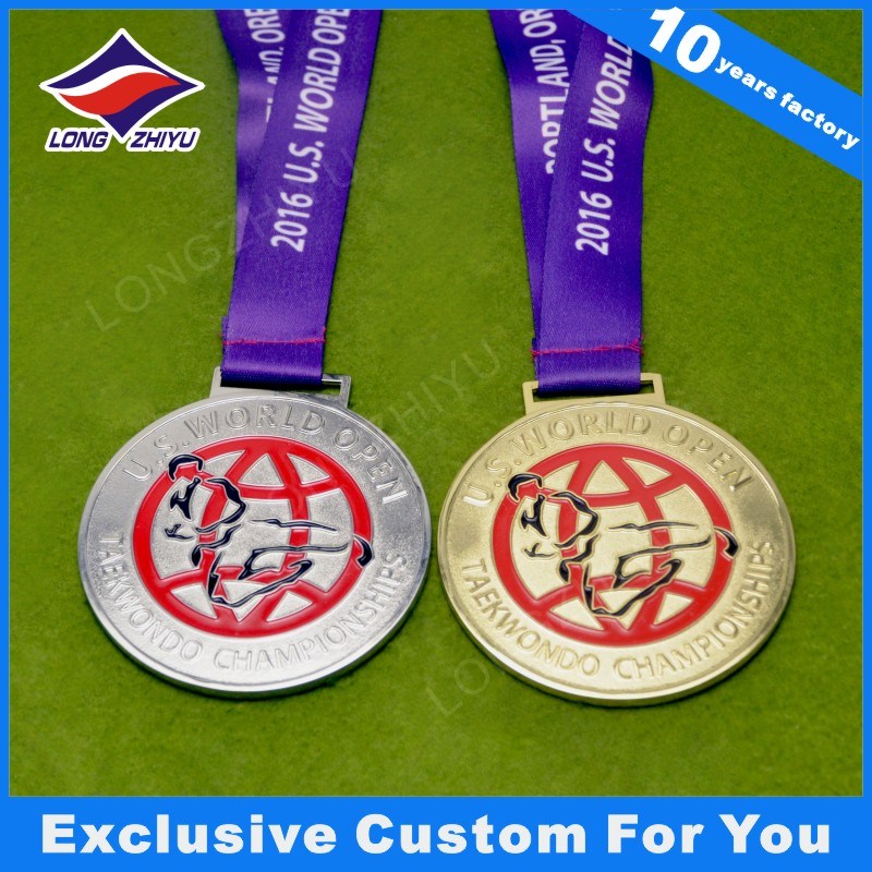 Sport Meeting Games Medal Clear Acrylic Medal with Logo Printing Swimming Medal Awards