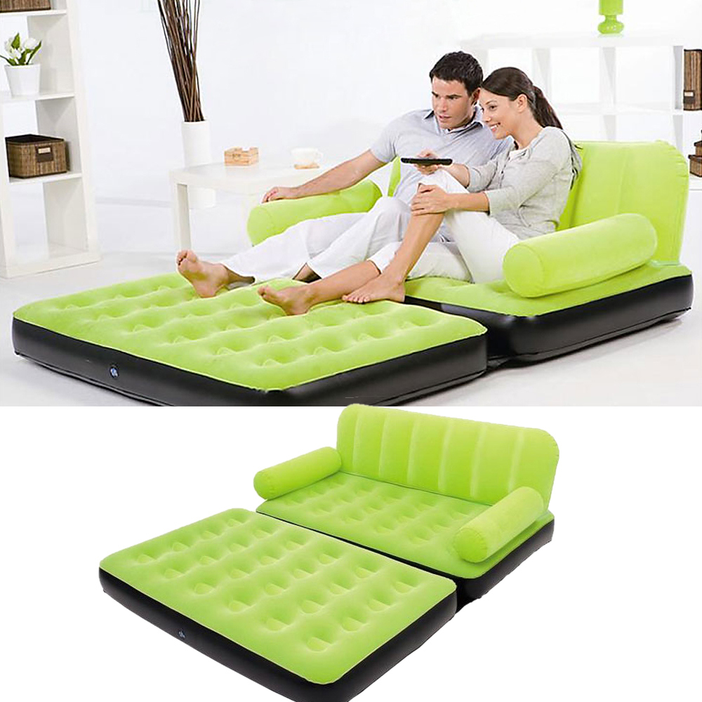 Best Choice for Leisure Comforatable Foldable Inflatable PVC or TPU Double Sofa Bed