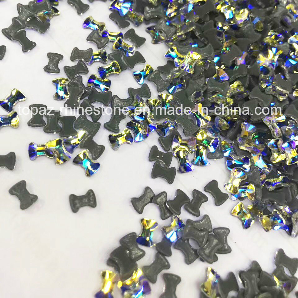 The Best Quality and Hot Sale Sapphire&Citrine All Kinds of Shapes Rhinestone Hot Fix Crystal (TP-sapphire&citrine)
