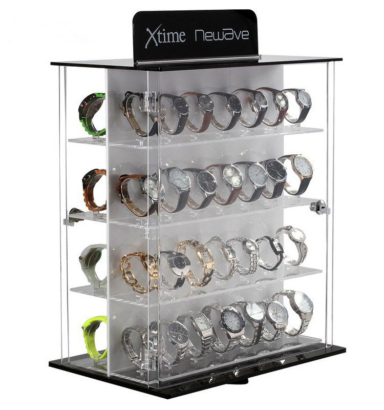 OEM ODM Acrylic Wood Watch Display Cabinet