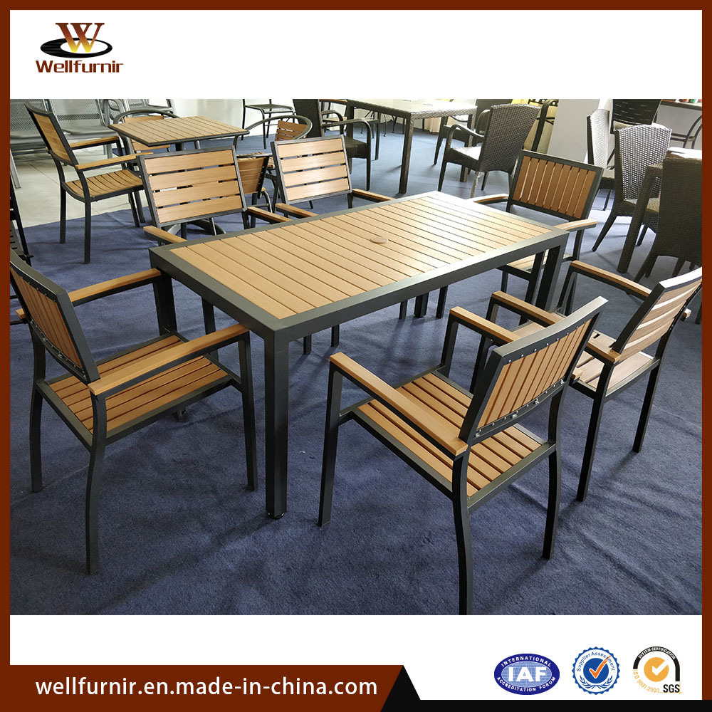 2018 Outdoor Aluminum Furniture Frame Polywood Dining Table