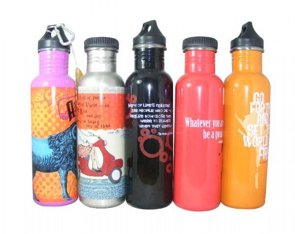 Stainless Steel Sport Bottle, Wide Mouthed Design