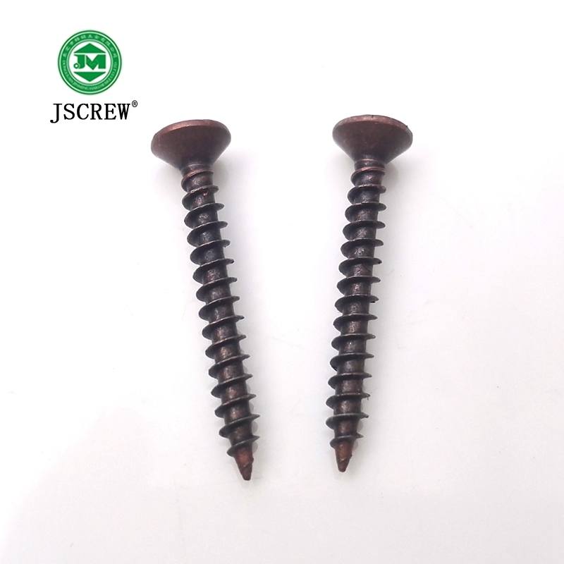 China Supplier Red Bronze Wood Cross Flat Head Self Tapping Screw