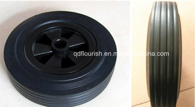 Plastic Rim Solid Rubber Wheel for Garden Tool Cart
