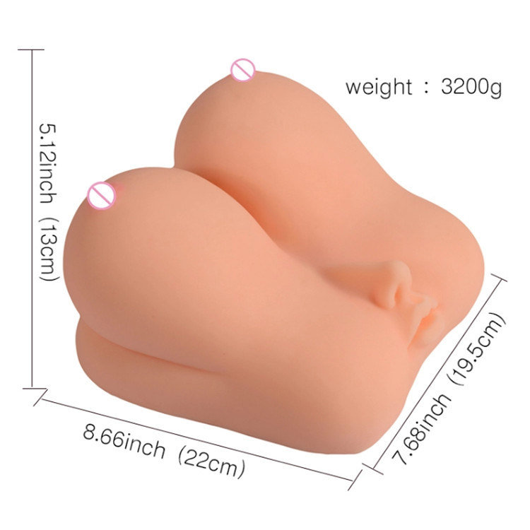 Artificial Soft Male Adult Products Vagina Breast Sex Toy