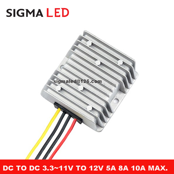 DC-DC 6V to 12V Converter, 9V to 12V 10A DC Voltage Boost Step up Module