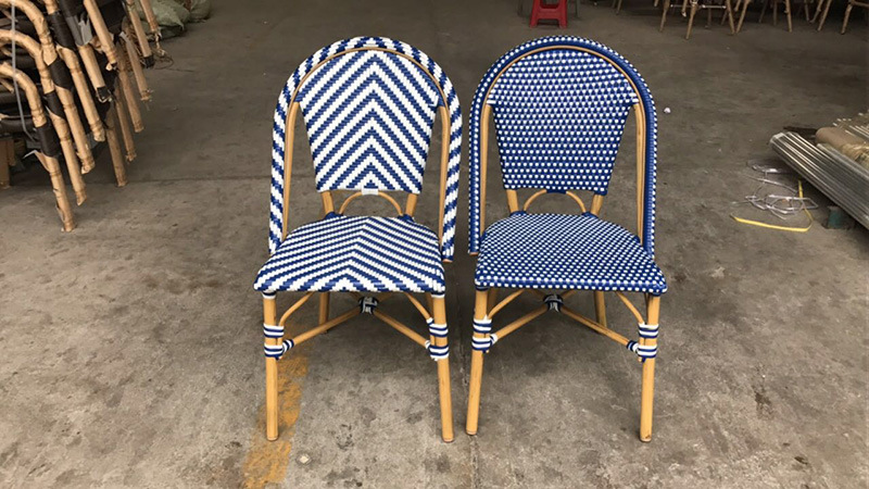 Wooden Outdoor Furniture Bistro Rattan Chair
