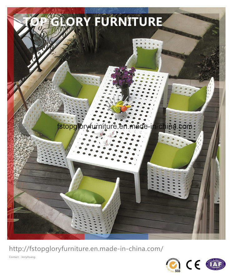 Modern Patio Rattan Dining Furniture Set (TG-1617)