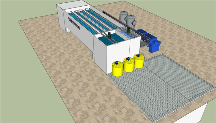 Inclined Plate Sediment Tank Lamella ClarifierÂ  for Sewage Treatment