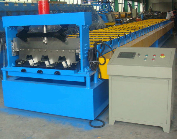 Galvanized Floor Decking Roll Metal Forming Floor Tile Making Machine