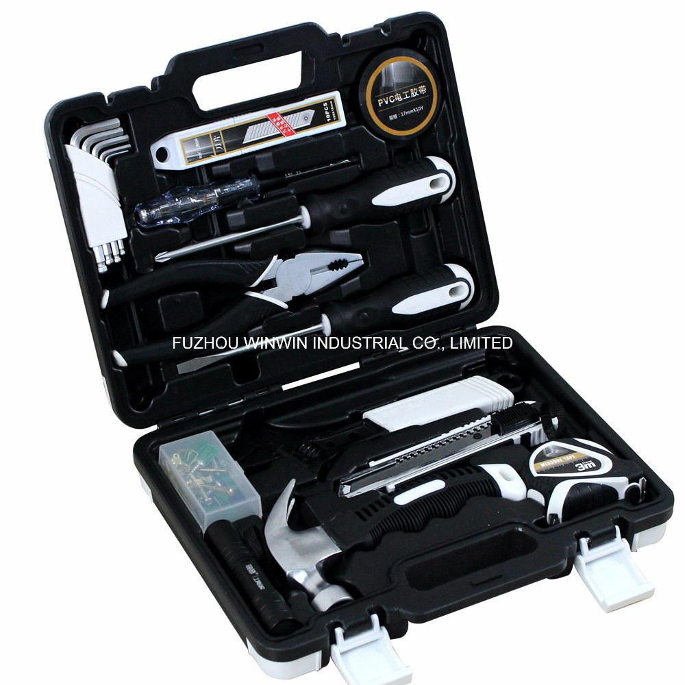 46PCS Hand Tool Set with Screwdriver, Plier, Hammer and Others (WW-TS046)