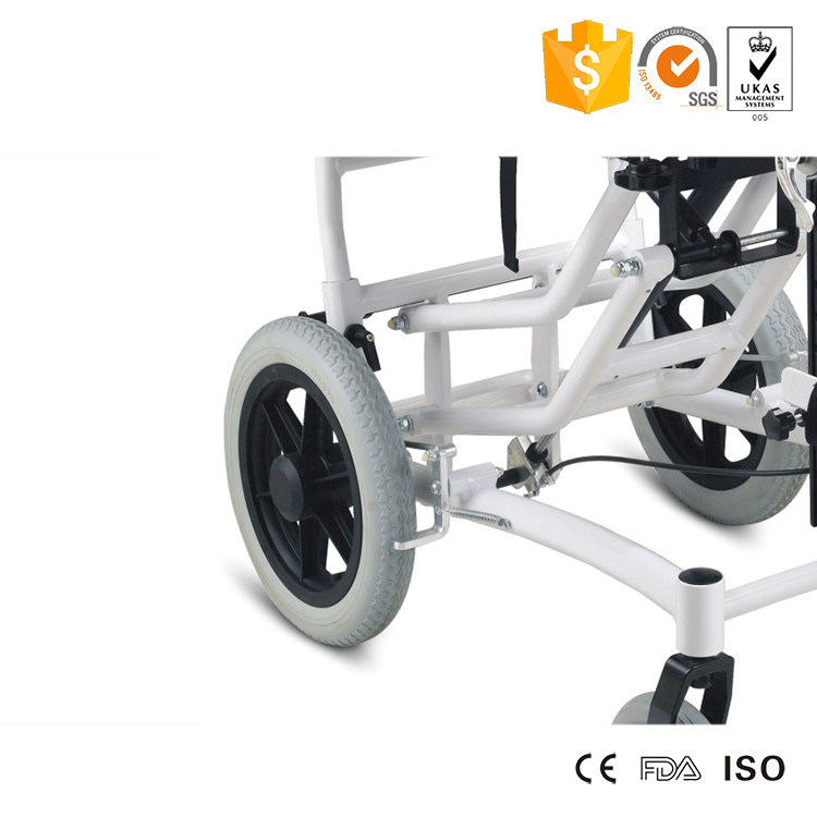 Aluminum Adapting Adjustable Reclining Manual Child Wheelchair