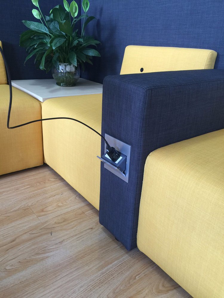 Fabric Type Office Furniture Leisure Sofa for Reception