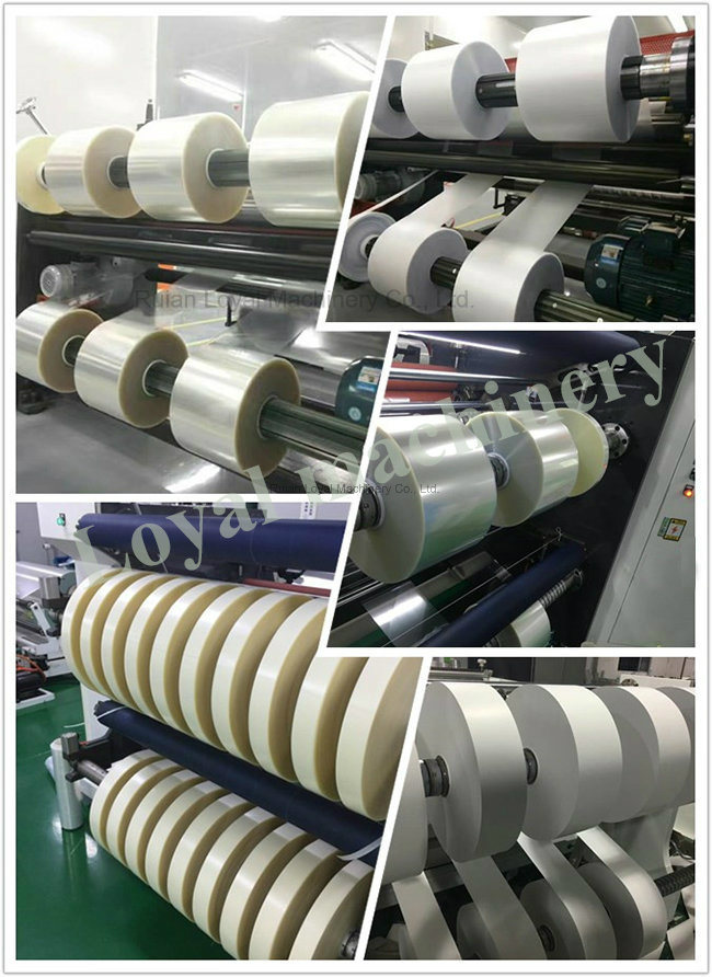 Jumbo Roll Self Adhesive Sticker Slitting Line Machine