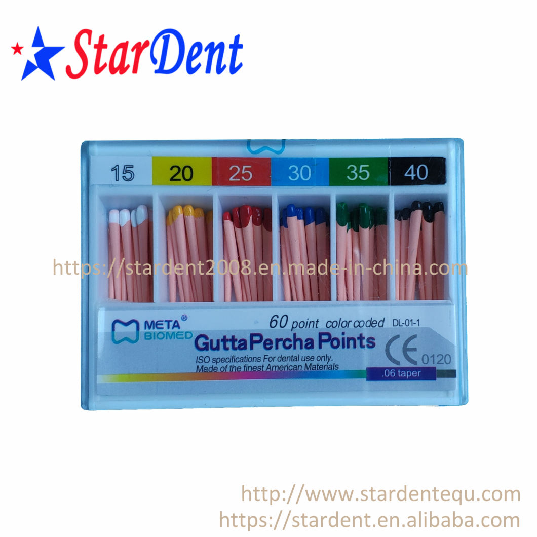 Dental Orthodontic Material Gutta Percha Points (04.06 taper)
