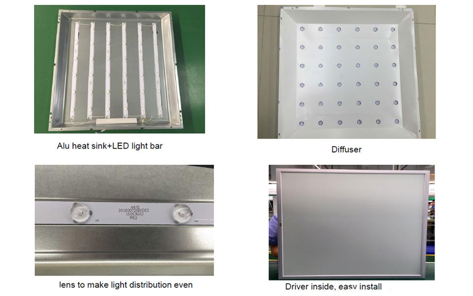 36W LED Flat Panel Wall Light 600X600 Square LED Panel Light