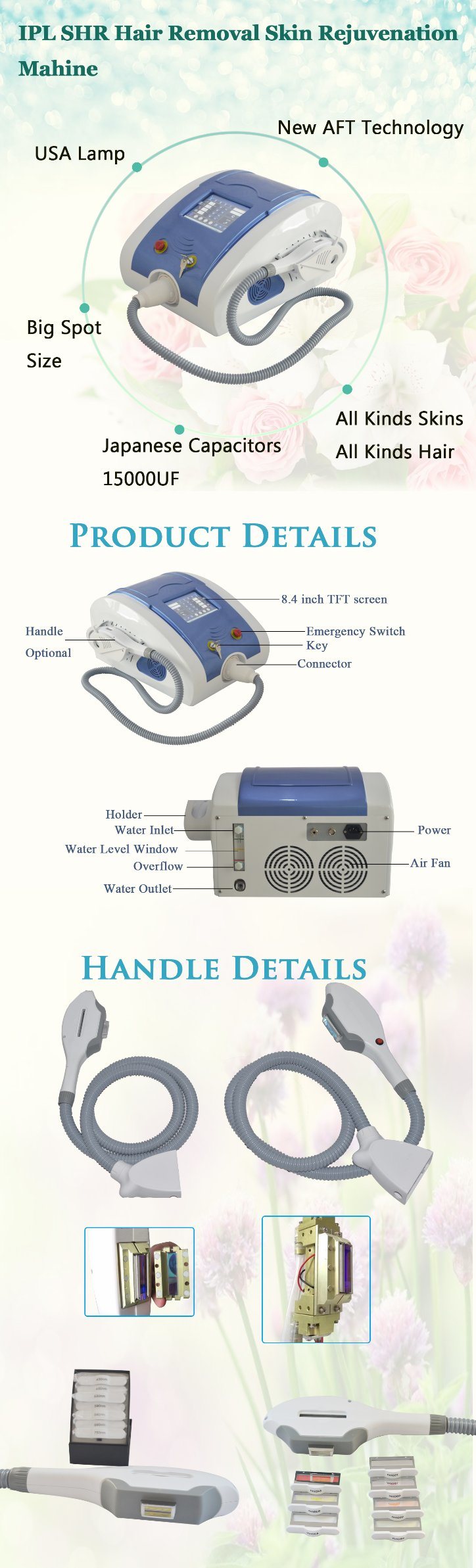 Fast Hair Removal Opt IPL Shr Laser Machine Promotion Price