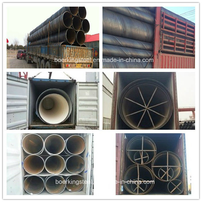 API 5L Oilfield Pipeline PE Coated SSAW Spiral Steel Pipe