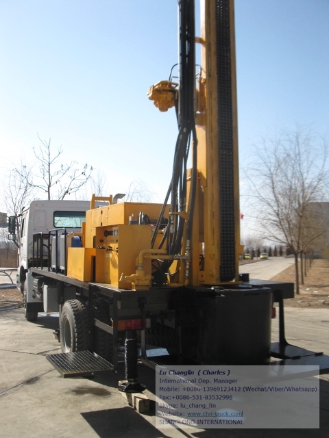 HOWO Multifunctional Truck Mounted Drilling Rig Water Drilling Rig
