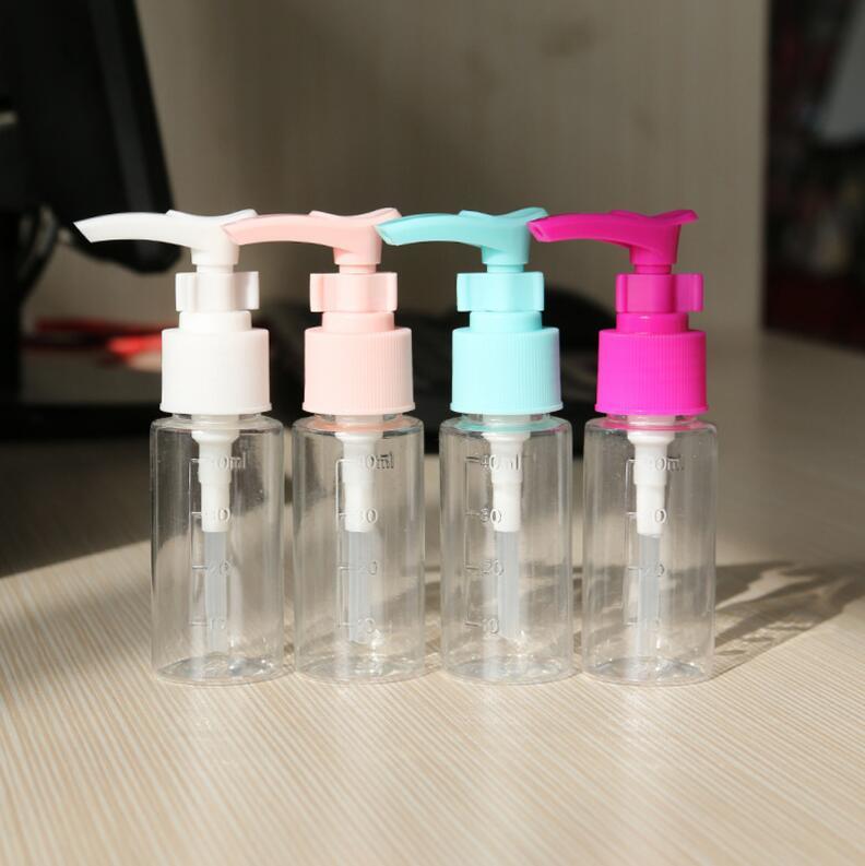 Travel Empty Pressed Bottle Shampoo Cream Lotion Cosmetics Bottles Perfume Spray Container Refillable Bottles Portable