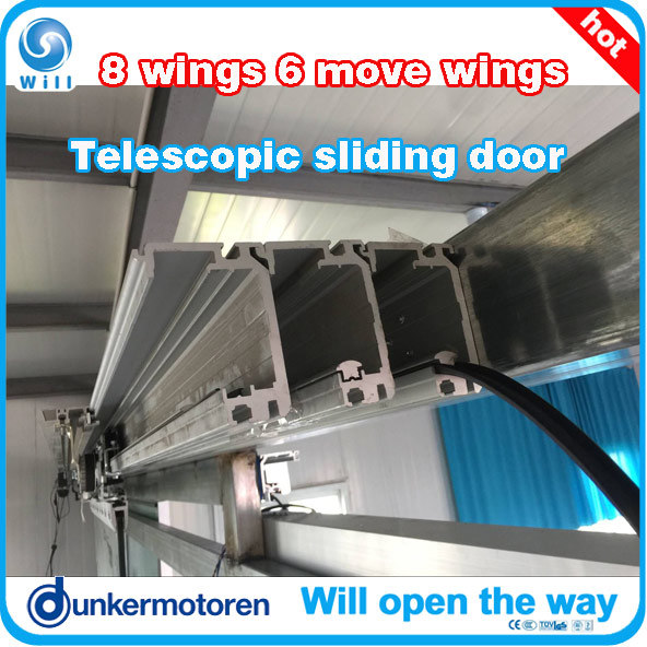 6 Wings Automatic Door Dunkermotor 6 Movable Wings Telescopic Door