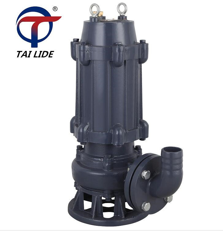 QW Cast Iron SS Material Non-Clogging Cutter Irrigation Submersible Sewage Pump