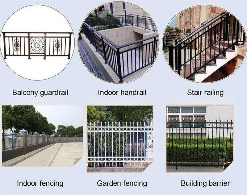 Outdoor Decorative and Protective Security Aluminum Fencing Panels for Garden/Villa/Playground