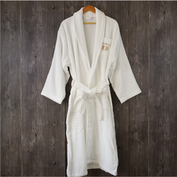 Best Quality 100% Cotton Hotel Swimming Nightgown Terry Bath Robe