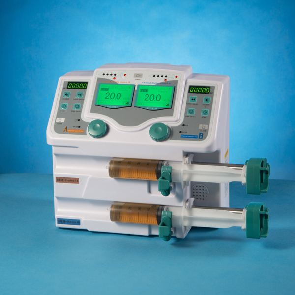 Hospital Syringe Pump Equipment with Double Channel