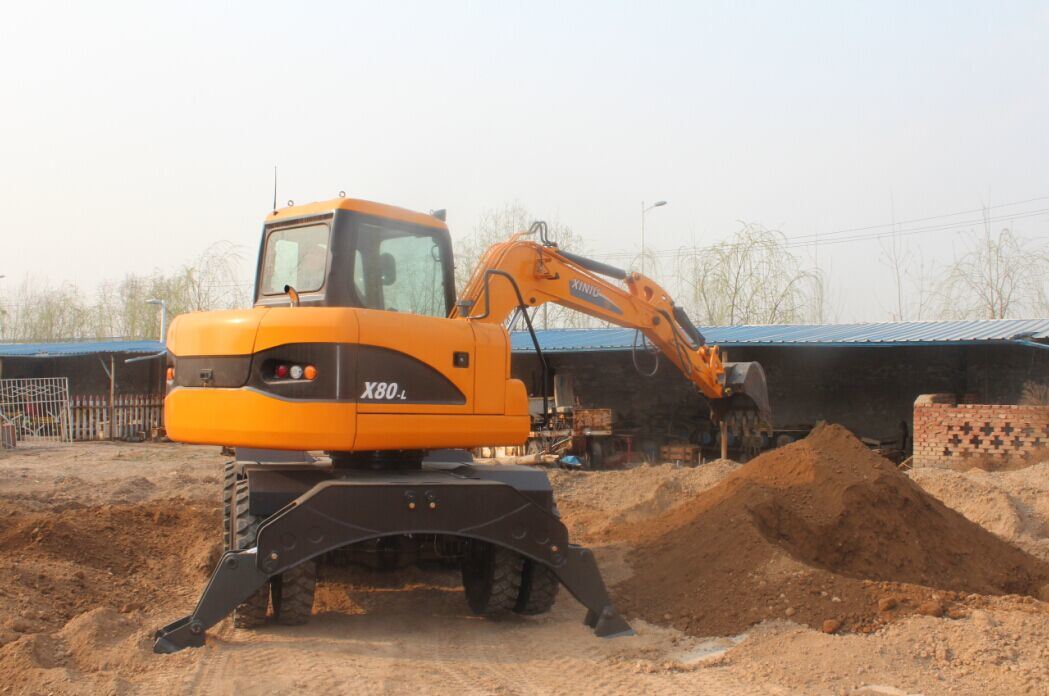 5t 6t 8t 10t 12t Wheel Excavators with Ce ISO