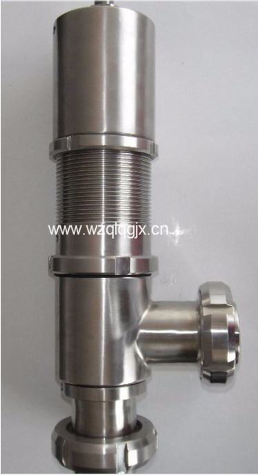 Stainless Steel Sanitary pneumatic Control Angle Seat Valve